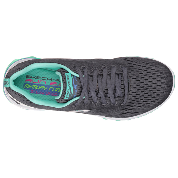 Skechers Women Skech-Air 2.0 Charcoal/Turquoise