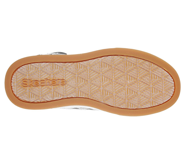 Skechers Girls Shoutouts - Quilted Crush Silver/Hot Pink