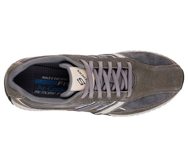Skechers Men Sendro - Brusco Charcoal
