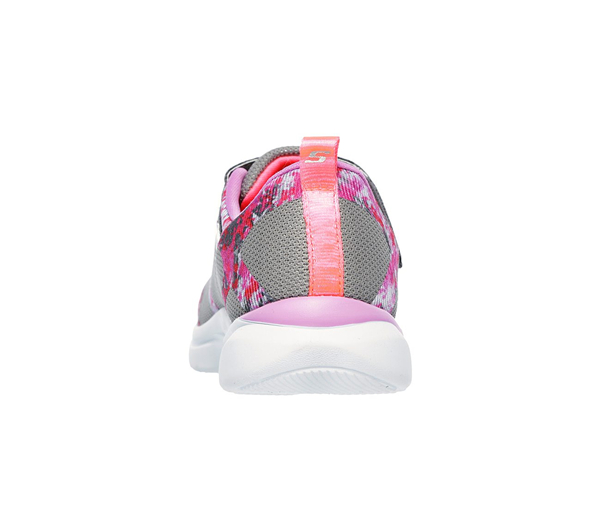 Skechers Girls Trainer Lite - Bright Racer Gray/Pink