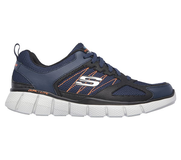 Skechers Men Equalizer 2.0 - On Track Navy/Orange