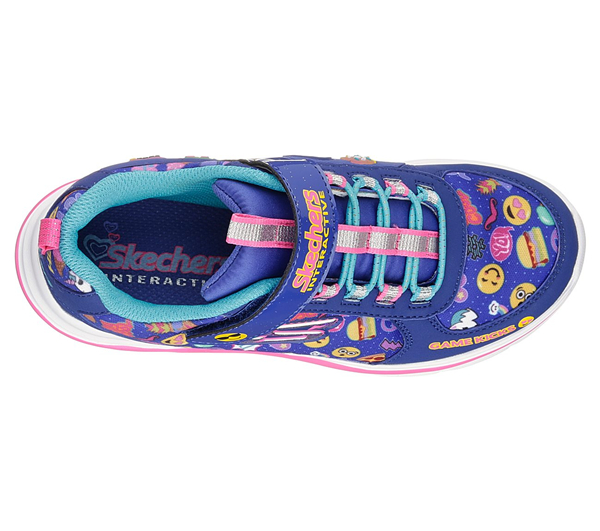 Skechers Girls Game Kicks: Swift Kicks - Emoti Match Black/Multi