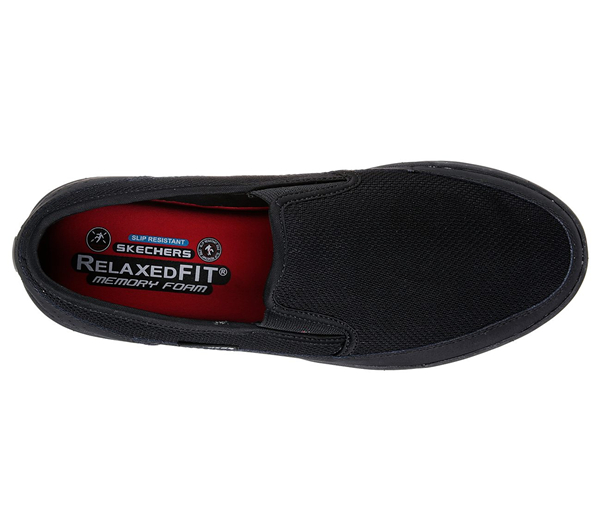 Skechers Men Work: Relaxed Fit Glenner - Spahl Black