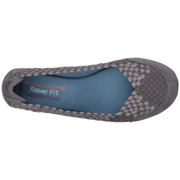 Skechers Women Relaxed Fit: Savor - Just Weave IT Charcoal