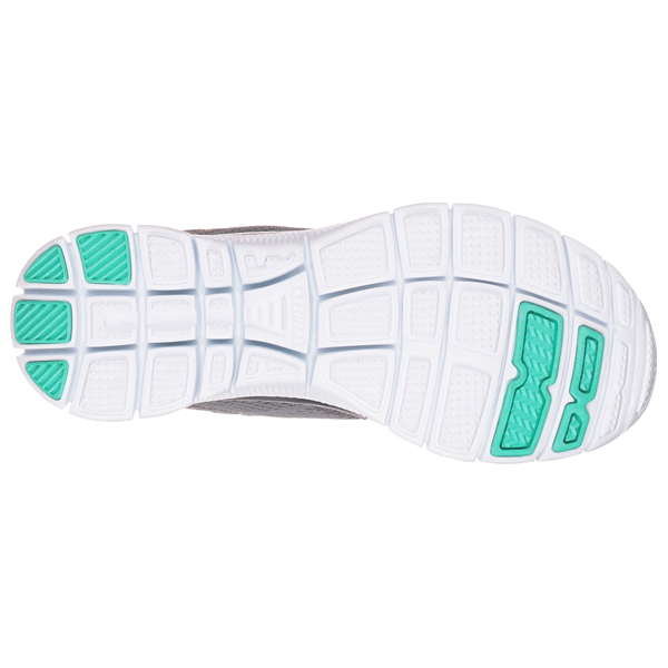 Skechers Women Flex Appeal - Obvious Choice Gray/Turquoise