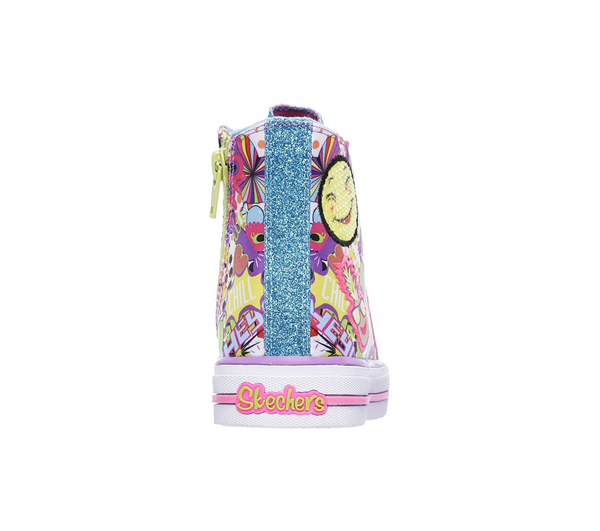 Skechers Girls Twinkle Toes: Shuffles - Trendy Talk Multi