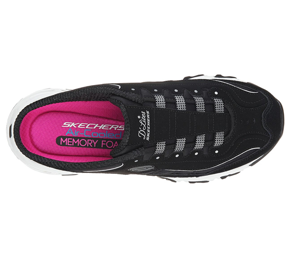 Skechers Women D'lites - Resilient Black/White