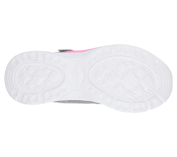Skechers Girls Dream Dash - Preppy Prance Gray/Pink