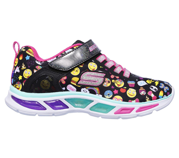 Skechers Girls S Lights: Litebeams - Feelin It Black/Multi