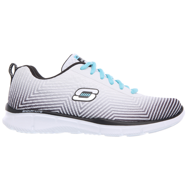 Skechers Women Equalizer - Expect Miracles White/Black