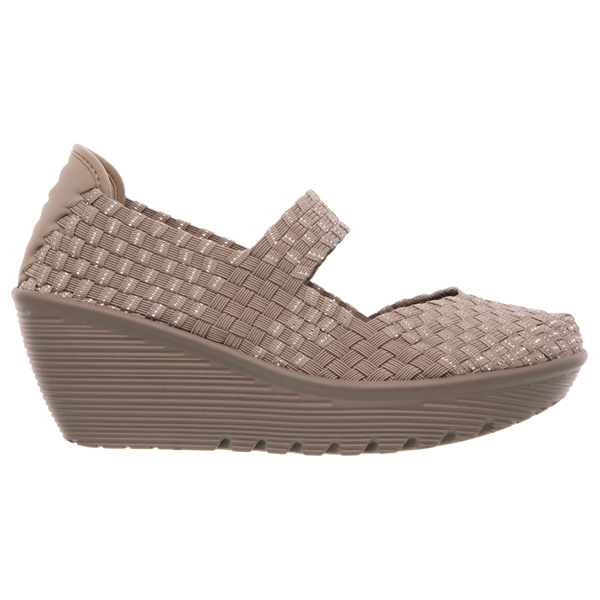 Skechers Women Parallel - Weave it be Taupe/Silver