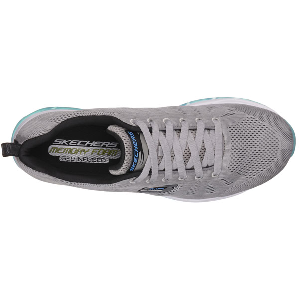 Skechers Men Extra Wide Fit (4E) Shoes - Game Changer Light Gray/Blue