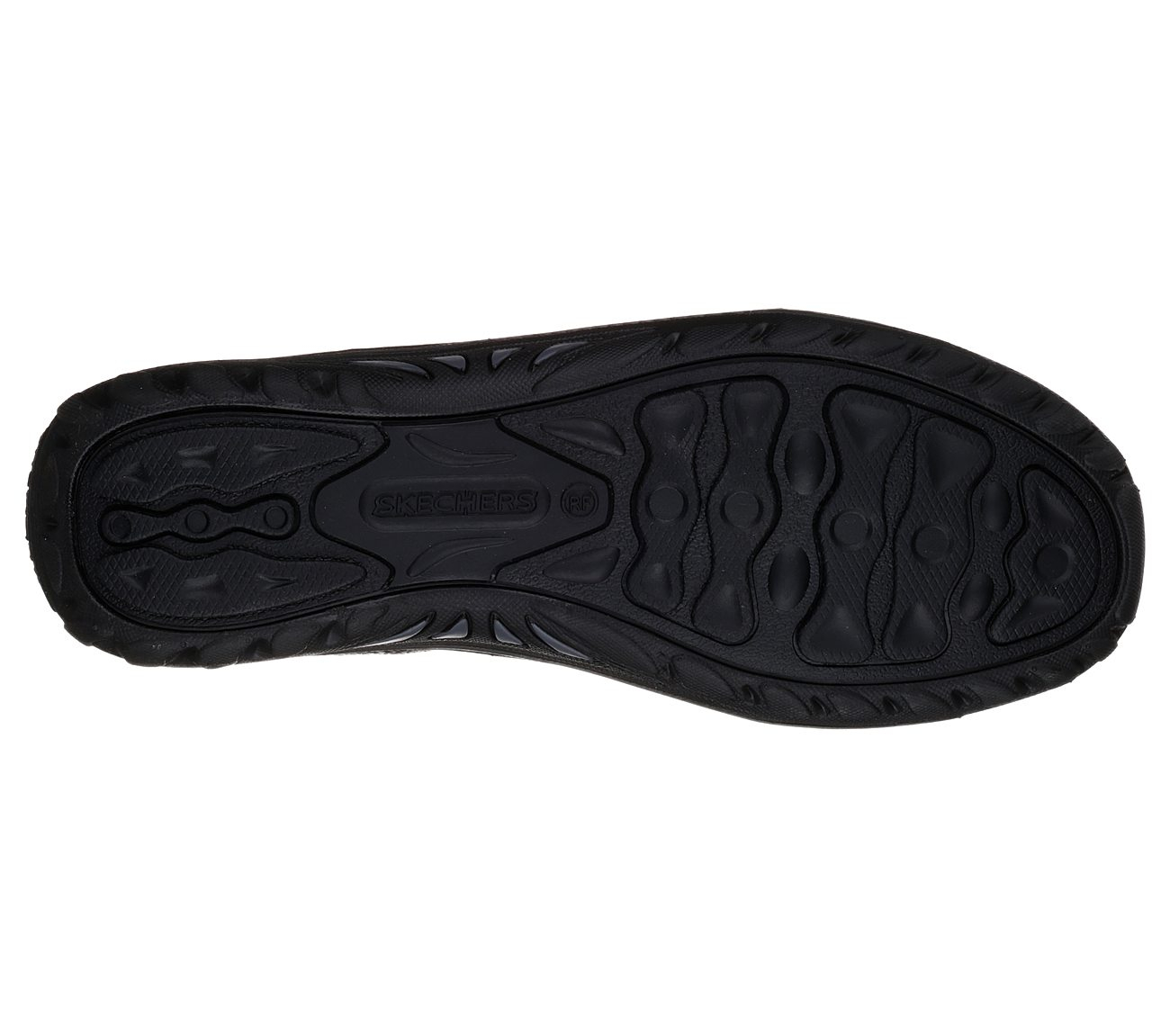 Skechers Women Relaxed Fit: Reggae Fest - Dread Knit Black