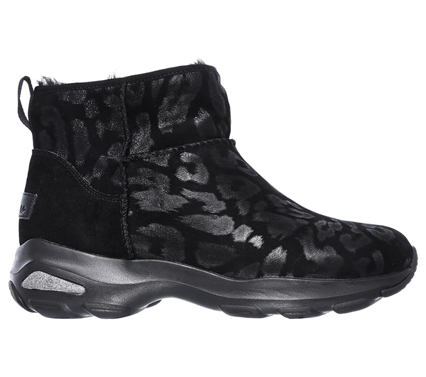 Skechers Women D'Lites Ultra - Leopard Black