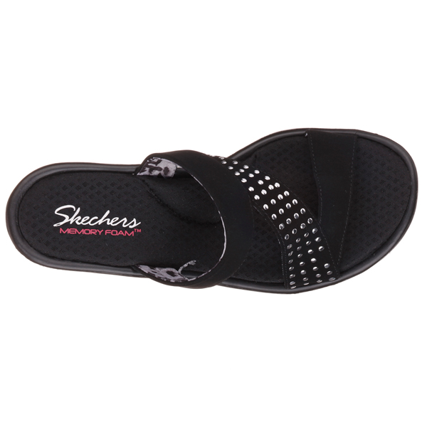 Skechers Women Reggae - Rootsy Vibe Black/Silver
