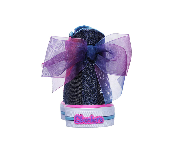 Skechers Girls Twinkle Toes: Shuffles - Fancy Faves Dark Denim