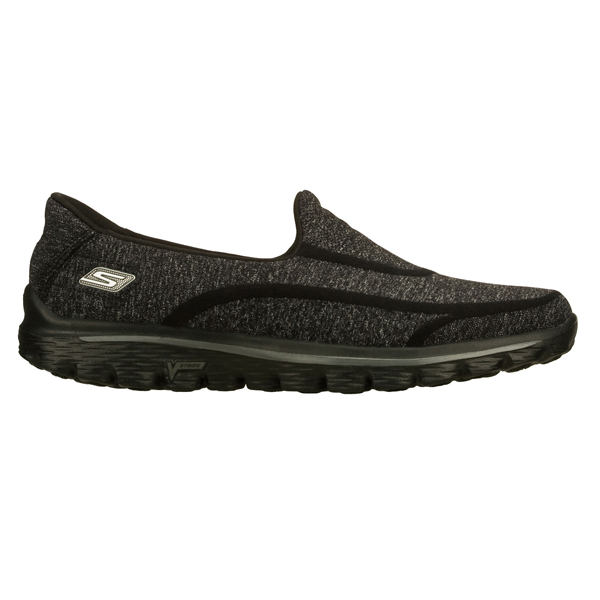 Skechers Women GOwalk 2 - Super Sock Black