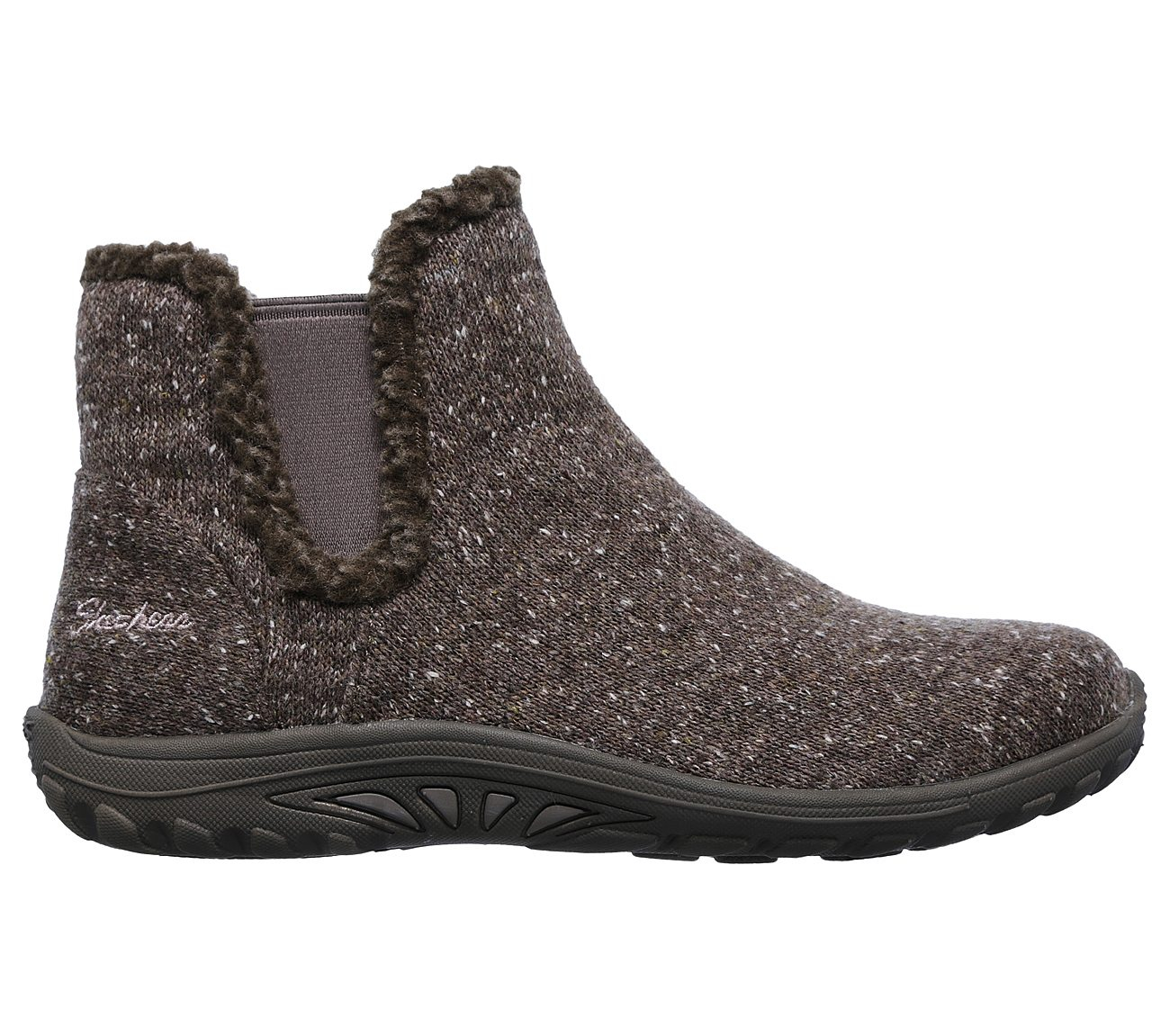 Skechers Women Relaxed Fit: Reggae Fest - Speckled Dark Taupe