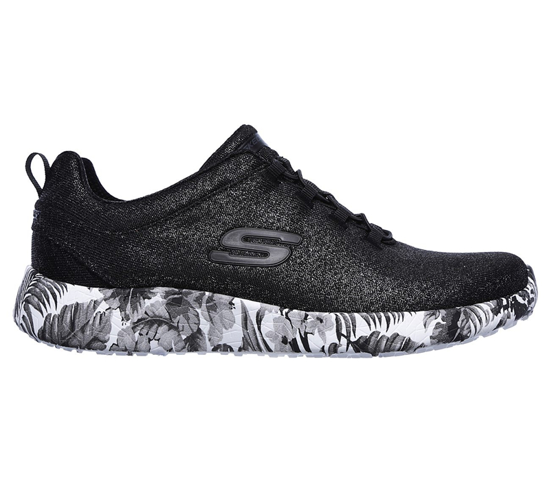 Skechers Women Burst - Fresh Flowers Black/White