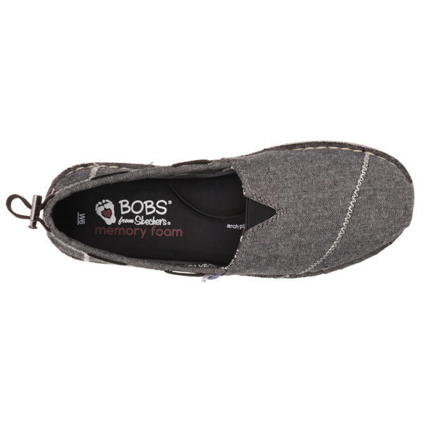 Skechers Women Bobs Chill - Denim Daisy Black