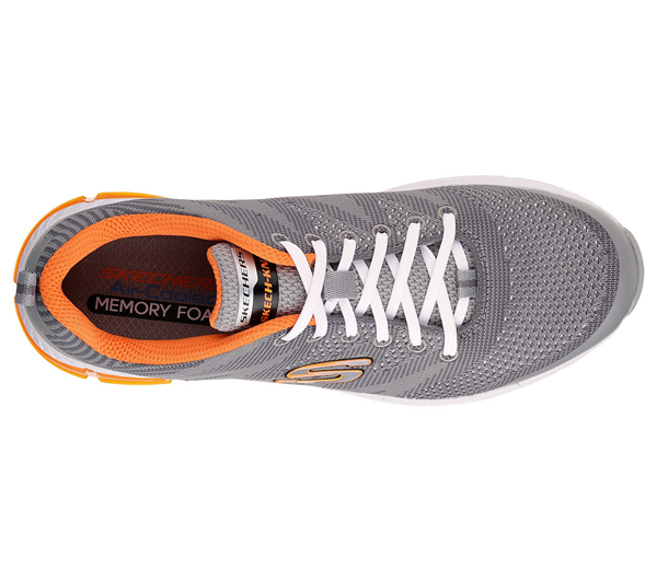 Skechers Men Trontom - Quillin Gray/Orange