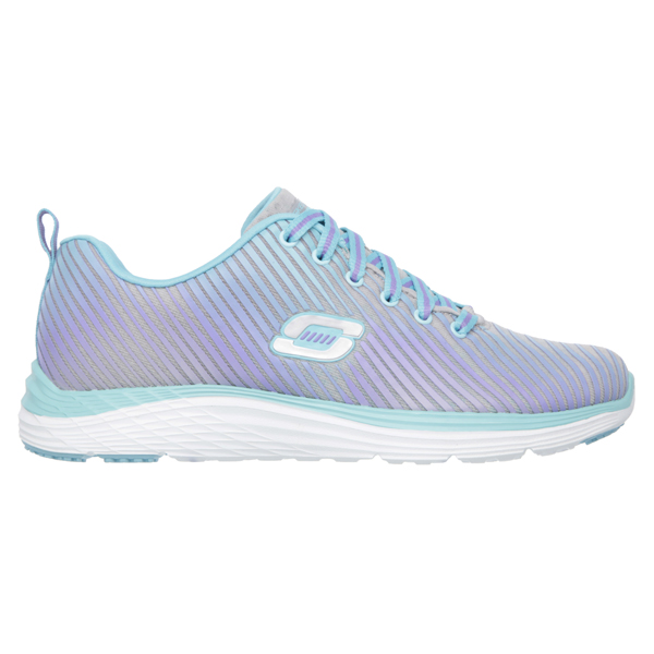 Skechers Women Relaxed Fit: Valeris - Perfect Storm Light Blue / Purple