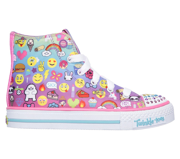 Skechers Girls Twinkle Toes: Shuffles - Chat Time Multi