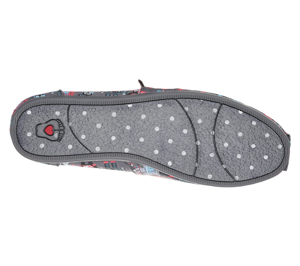 Skechers Women Bobs Plush - Robochic Charcoal/Multi