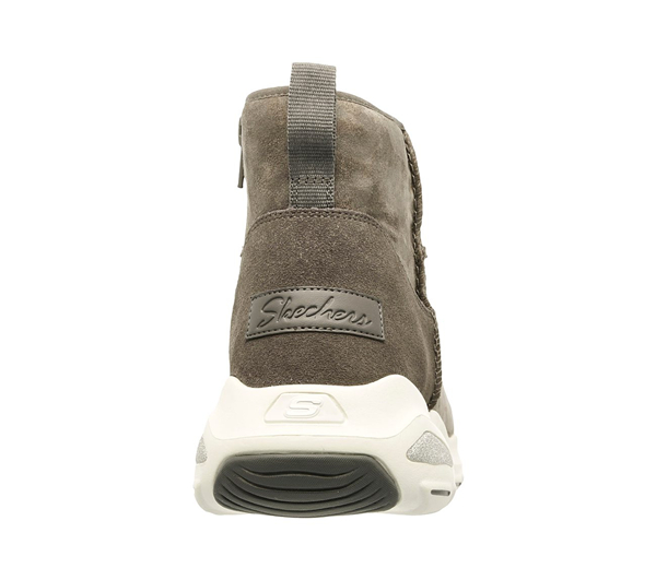 Skechers Women D'Lites Ultra - Leopard Charcoal