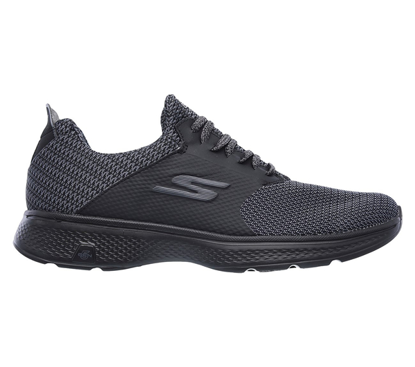 Skechers Men GOwalk 4 - Instinct Black/Gray