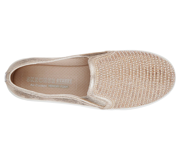 Skechers Women Double Up - Shiny Dancer Rose/Gold