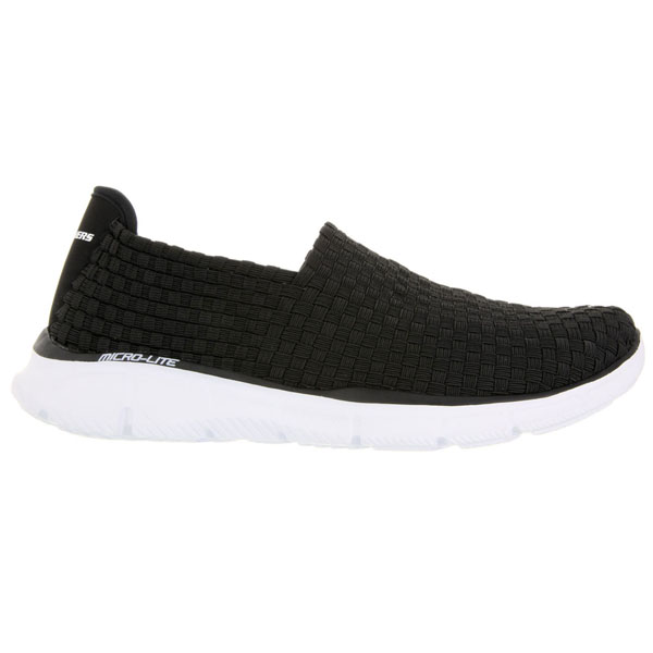 Skechers Men Wide Fit (2E) Shoes - Familiar Black