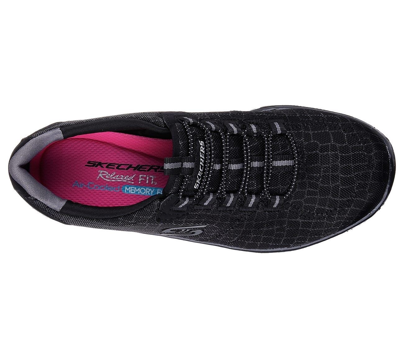 Skechers Women Relaxed Fit Sport: Empire - Rock Around Black