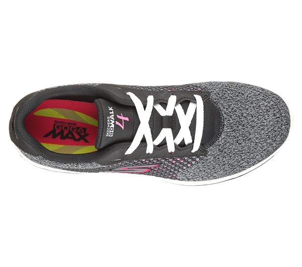 Skechers Women GOwalk 4 - Exceed Black/Hot Pink