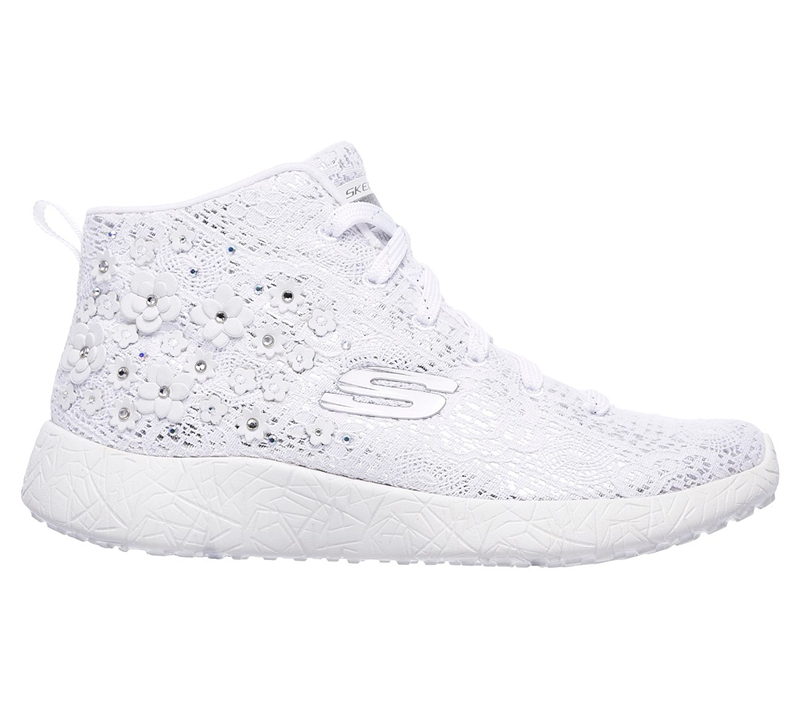 Skechers Women Burst - Seeing Stars White/Sliver