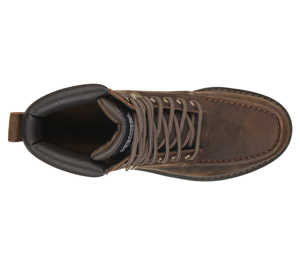 Skechers Men Boots: Bruiser Brown