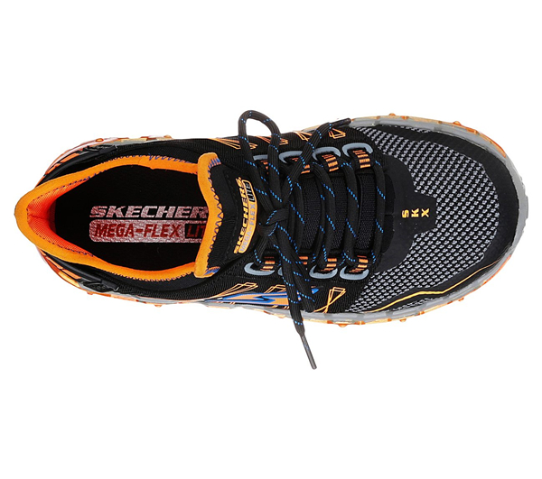 Skechers Boys Mega Flex: Mega Blade Lite Black/Orange