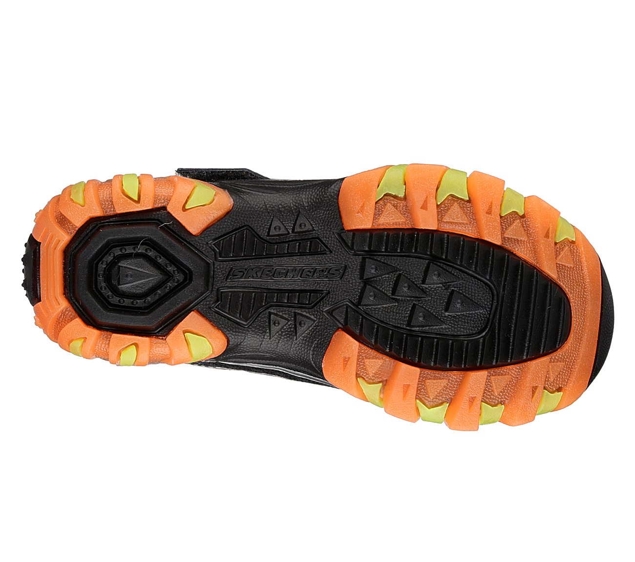 Skechers Boys Lights: Street Lightz 2.0 - Skech Rayz Gunmetal/Orange