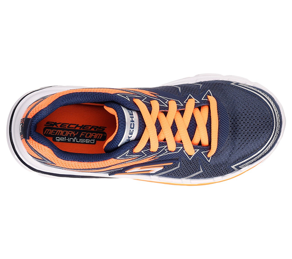 Skechers Boys Nitrate Navy/Orange
