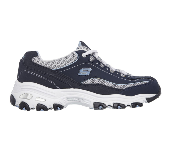 Skechers Women D'lites - Centennial Navy/White/Light Blue