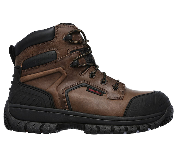 Skechers Men Work: Hartan - Onkin WP Dark Brown