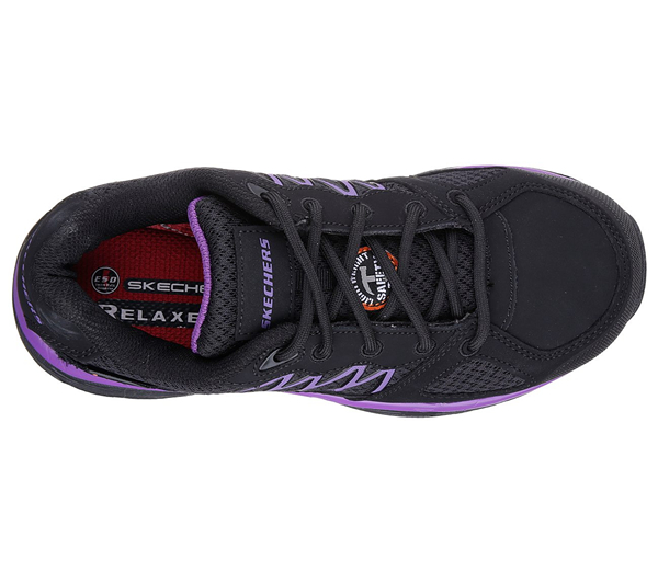 Skechers Women Work: Relaxed Fit Conroe - Kriel ESD Black/Purple