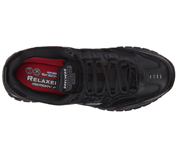 Skechers Men Work: Relaxed Fit Soft Stride - Mavin Black