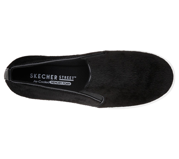Skechers Women Double Up - Faux Real Black