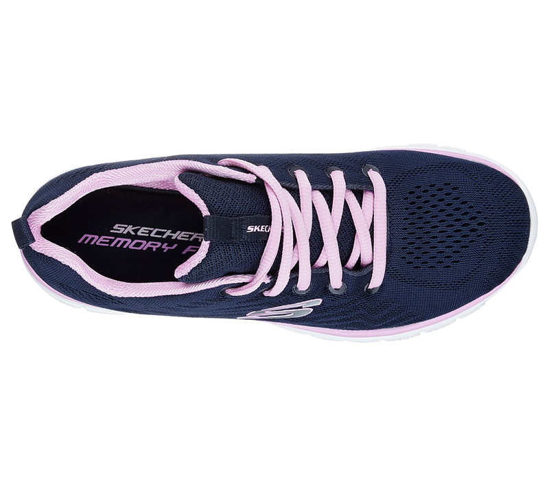 Skechers Women Graceful - Get Connected Navy/Pink