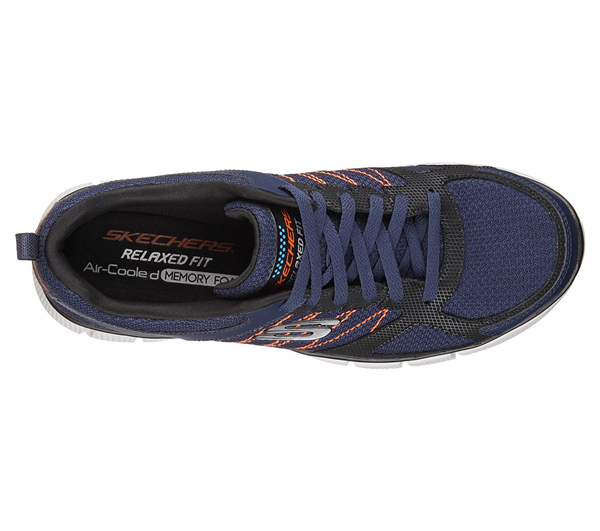 Skechers Men Equalizer 2.0 - On Track Navy/Orange