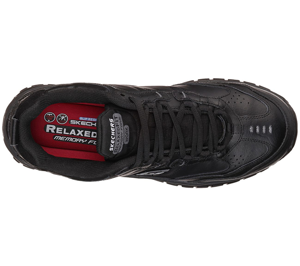 Skechers Men Work: Relaxed Fit Soft Stride - Chatham Comp Toe Black