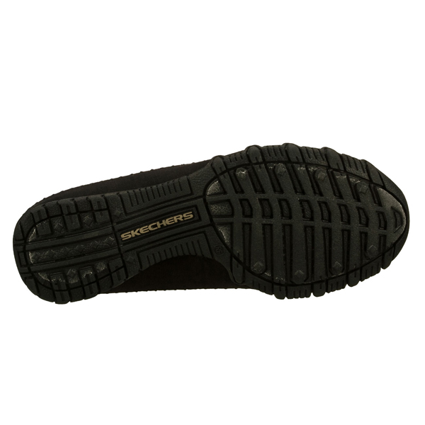 Skechers Women Relaxed Fit: Bikers - Cross Walk Black