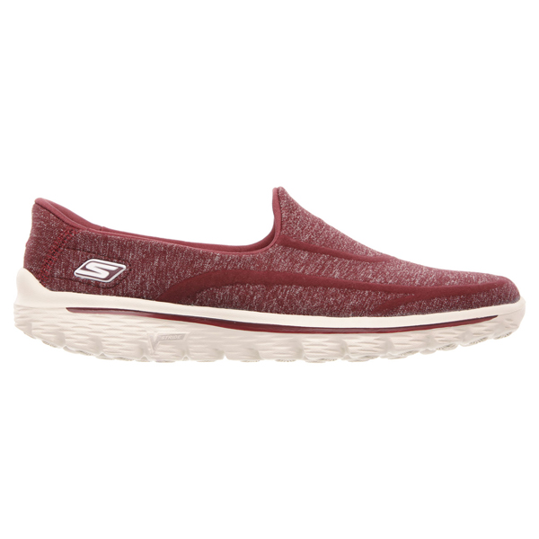 Skechers Women GOwalk 2 - Super Sock Burgundy