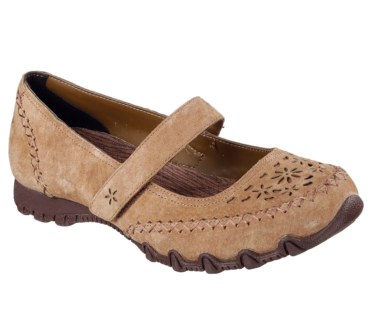 Skechers Women Relaxed Fit: Bikers - Involved Chestnut